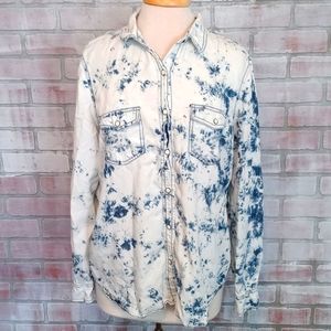 Mossimo Dyed Button Down | Size L